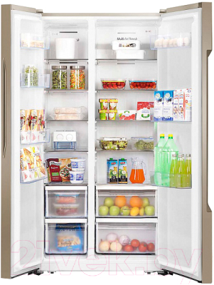 Холодильник с морозильником Hisense RС-67WS4SAY