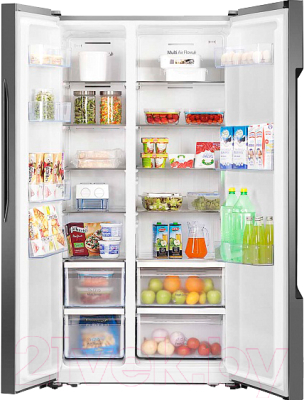 Холодильник с морозильником Hisense RС-67WS4SAS