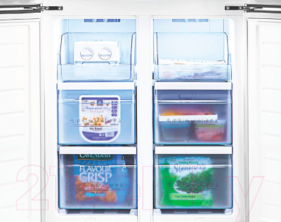 Холодильник с морозильником Hisense RQ-56WC4SAX