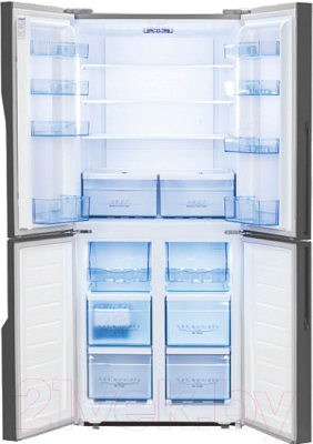 Холодильник с морозильником Hisense RQ-56WC4SAW