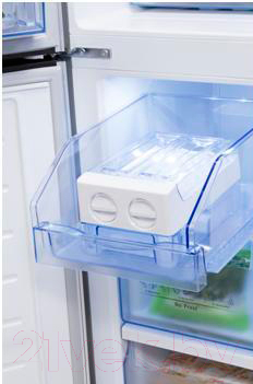 Холодильник с морозильником Hisense RQ-56WC4SAB