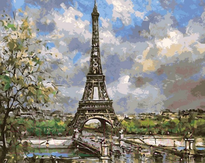 Картина по номерам Picasso Романтика Парижа (PC4050338)