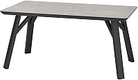 Обеденный стол Halmar Halifax 160x90 (серый/черный) - 