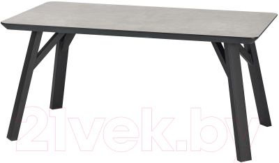 Обеденный стол Halmar Halifax 160x90 (серый/черный)