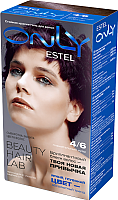 Гель-краска для волос Estel Only 4/6 (шатен фиолетовый) - 