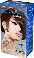 Гель-краска для волос Estel Only 5/75 (светлый шатен коричнево-красный) - 