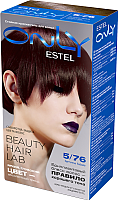 Гель-краска для волос Estel Only 5/76 (светлый шатен коричнево-фиолет.) - 