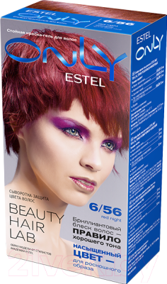 Гель-краска для волос Estel Only 6/56 (темно-русый красно-фиолетовый)