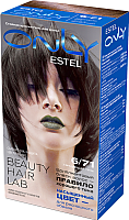 Гель-краска для волос Estel Only 6/71 (темно-русый коричнево-пепельный) - 