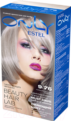 Гель-краска для волос Estel Only 9/76 (блондин коричнево-фиолетовый)