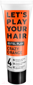 Гель-краска для волос Estel Play Тренд 4 (Crazy Orange)