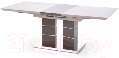 Обеденный стол Halmar Lord 160-200x90 (светло-серый/темно-серый)