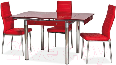 Обеденный стол Signal GD082 (красный)