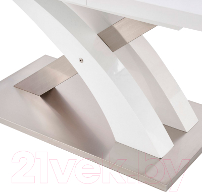 Обеденный стол Halmar Sandor 2 160-220x90 (белый)
