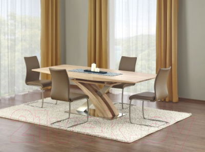 Обеденный стол Halmar Sandor 160-220x90 (дуб сонома) - пример стола в интерьере