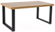 Обеденный стол Signal Umberto 150x90 (дуб/черный) - 