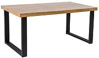 Обеденный стол Signal Umberto 180x90 (дуб/черный) - 