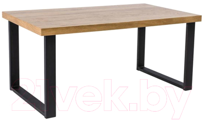 Обеденный стол Signal Umberto 180x90 (дуб/черный)