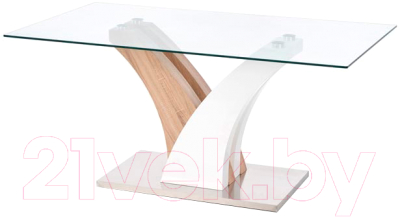 Обеденный стол Halmar Vilmer 160x90 (дуб сонома/белый)