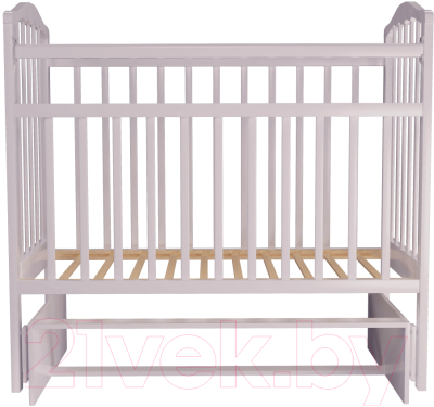 Детская кроватка Агат Золушка 3 New (белый)