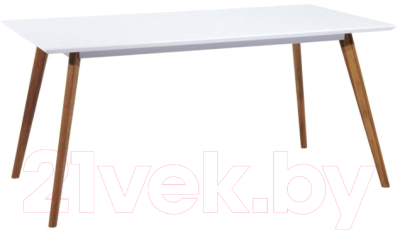 Обеденный стол Signal Milan 140x80 (белый/дуб)