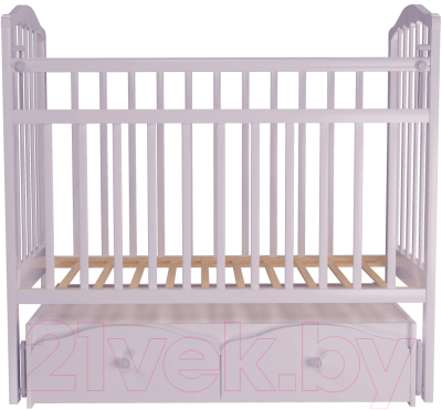 Детская кроватка Агат Золушка 7 (белый)