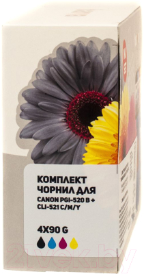 Комплект контейнеров с чернилами Barva CPGI520-090-MP