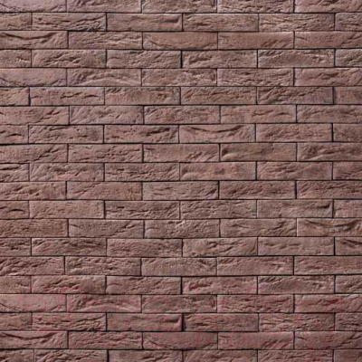 Декоративный камень бетонный Royal Legend Шамбор серо-коричневый 09-680 200x50x04-07 (13уп)