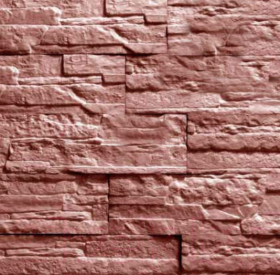 Декоративный камень бетонный Royal Legend Афины серо-коричневый 22-680 375x85x5-12 (12уп)