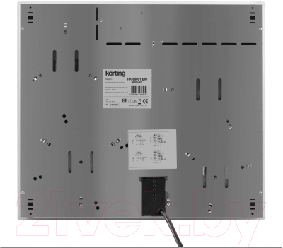 Электрическая варочная панель Korting HK 60001 BW