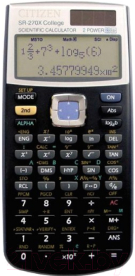 Калькулятор Citizen SR-270X
