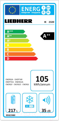 Встраиваемый холодильник Liebherr IK 2320