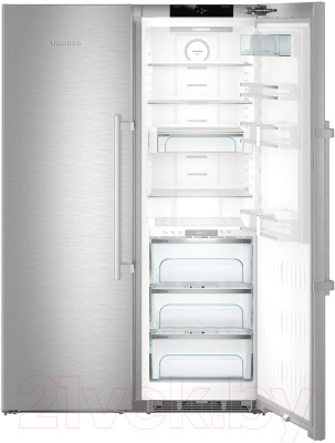 Холодильник с морозильником Liebherr SBSes 8663