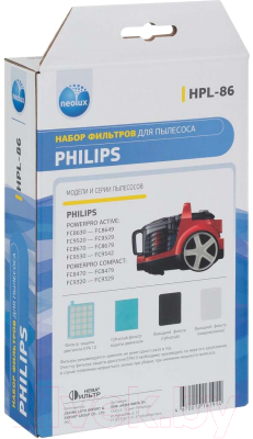 Комплект фильтров для пылесоса Neolux HPL-86