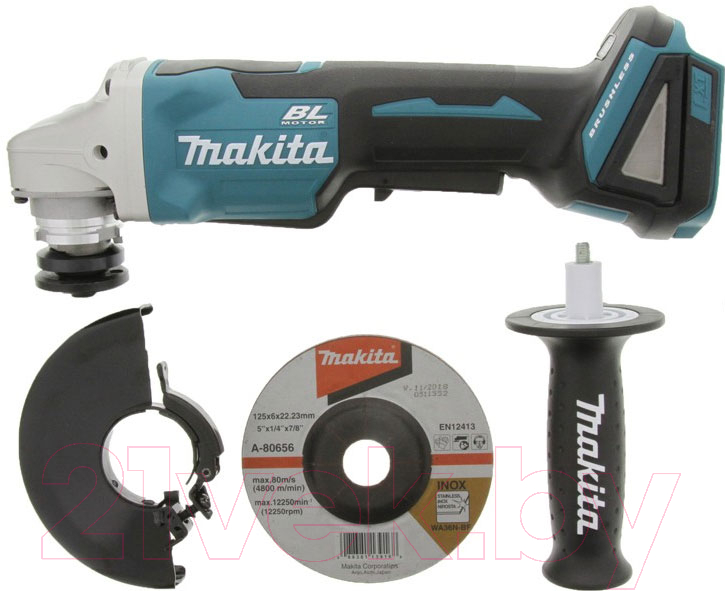 Профессиональная угловая шлифмашина Makita DGA508Z