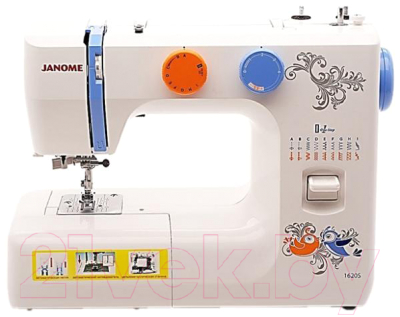 Швейная машина Janome 1620S (белый)