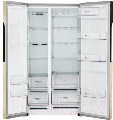 Холодильник с морозильником LG GC-B247JEUV