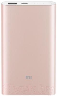 Портативное зарядное устройство Xiaomi Mi Power Bank Pro 10000mAh / VXN4195US (розовое золото)