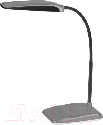 Настольная лампа ЭРА NLED-447-9W-S (серебро)