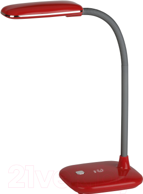 Настольная лампа ЭРА NLED-450-5W-R (красный)