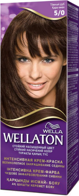 Крем-краска для волос Wellaton 5/0 (темный дуб)