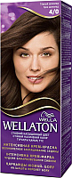 Крем-краска для волос Wellaton 4/0 (темный шоколад) - 