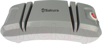 Ножеточка электрическая Sakura SA-6604WG (белый/серый)