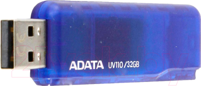 Usb flash накопитель A-data UV110 32GB White (AUV110-32G-RBL)