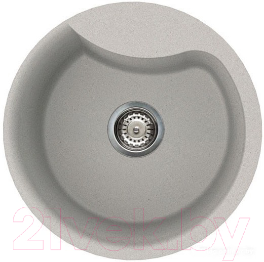 Мойка кухонная Elleci Ego Round Aluminium M79 / LMEROU79