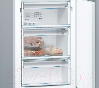 Холодильник с морозильником Bosch KGN39NL14R