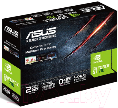 Видеокарта Asus GeForce GT 710 LP 2GB GDDR5 (GT710-SL-2GD5)