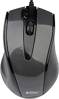 Мышь A4Tech N-500F USB (серебристый/серый) - 