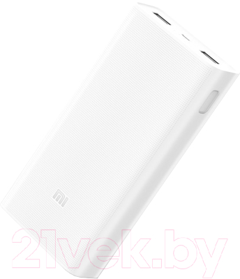 Портативное зарядное устройство Xiaomi Mi Power Bank 2C 20000mAh VXN4220GL / PLM06ZM (белый)
