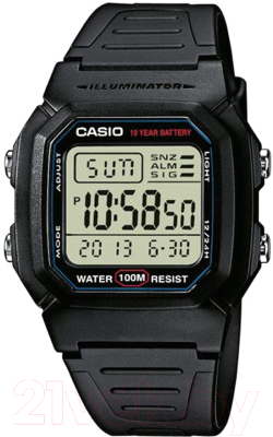 Часы наручные мужские Casio W-800H-1AVES
